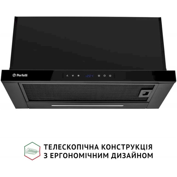 Зовнішній вигляд Витяжка PERFELLI ISEO 6PWB NERO