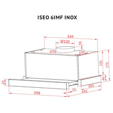Вытяжка PERFELLI ISEO 6IMF INOX