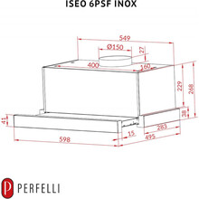 Вытяжка PERFELLI ISEO 6PSF INOX