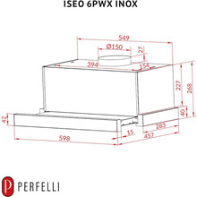 Витяжка PERFELLI ISEO 6PWX INOX