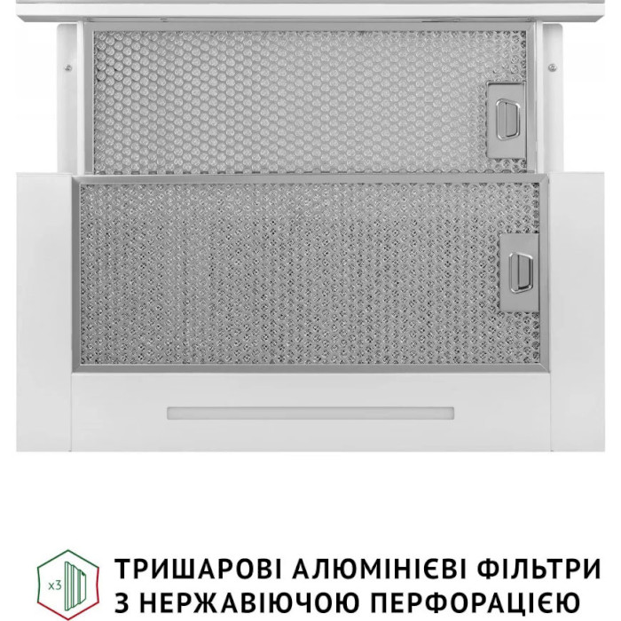 Витяжка PERFELLI ISEO 6PWX BIANCO Тип телескопічна