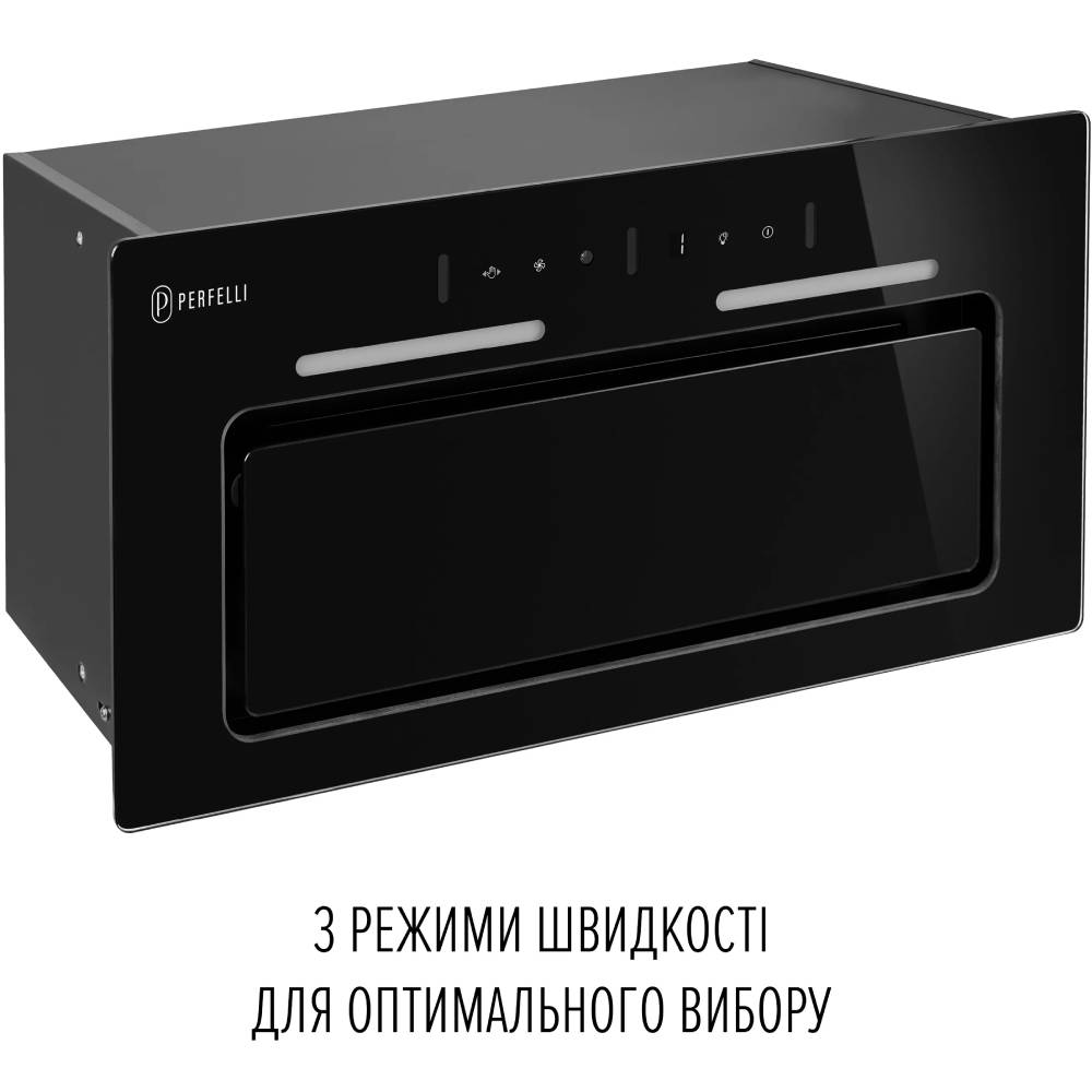 Зовнішній вигляд Витяжка PERFELLI NUOVA 6NWRB NERO