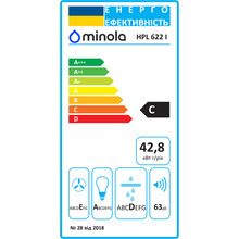 Вытяжка MINOLA HPL 622 BL