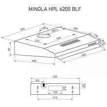 Вытяжка MINOLA HPL 6200 BLF