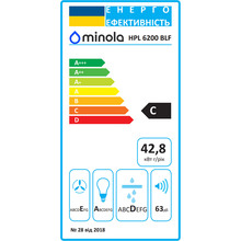 Вытяжка MINOLA HPL 6200 BLF
