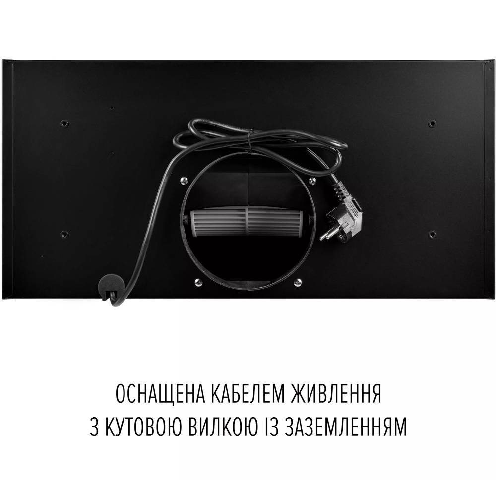 Огляд Витяжка PERFELLI DESIGN VISION 6 NERO SILENZIO