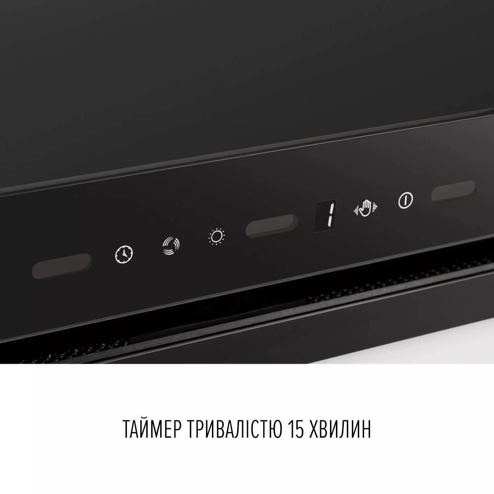 Зображення Витяжка PERFELLI DESIGN VISION 6 NERO SILENZIO