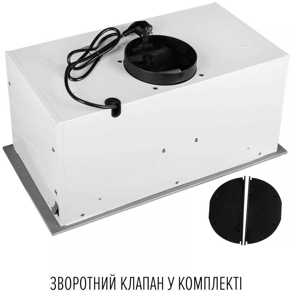 Огляд Витяжка PERFELLI DESIGN VISION 6 BIANCO SILENZIO