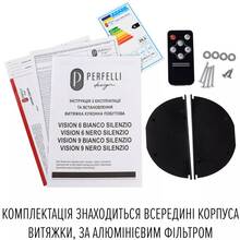 Витяжка PERFELLI DESIGN VISION 6 BIANCO SILENZIO