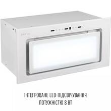 Витяжка PERFELLI DESIGN VISION 6 BIANCO SILENZIO