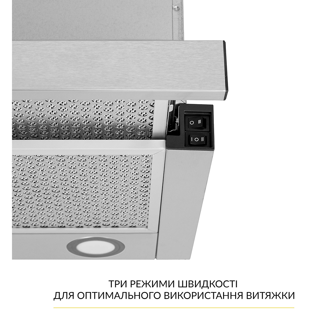 Зовнішній вигляд Витяжка WEILOR WT 67 SS