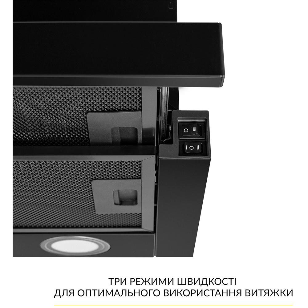 Зовнішній вигляд Витяжка WEILOR WT 67 FBL