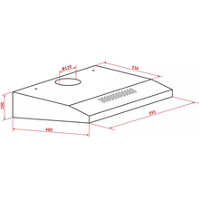 Вытяжка PERFELLI RINCI 6CWX INOX