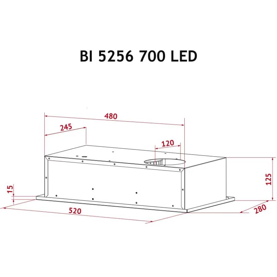 Покупка Витяжка PERFELLI BI 5256 WH 700 LED
