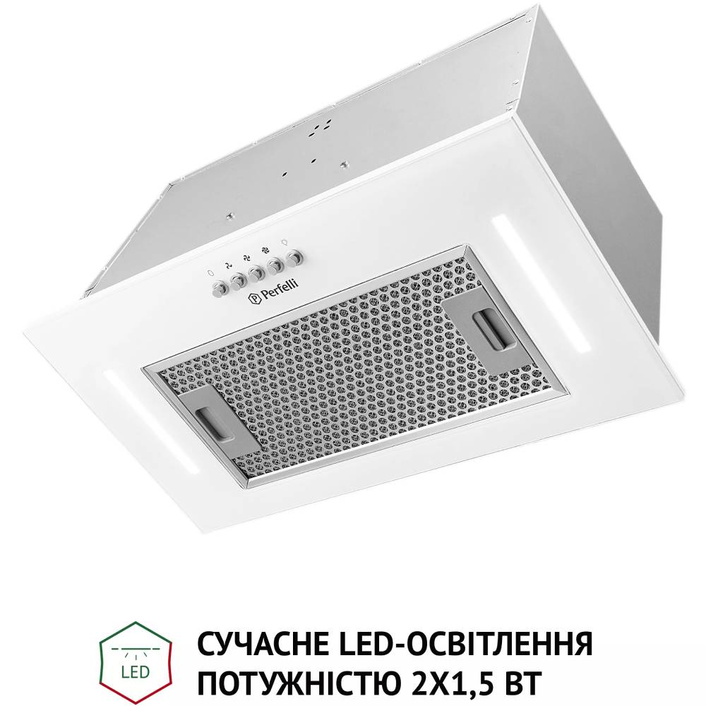 Витяжка PERFELLI BI 5684 WH 1000 LED Діаметр повітропровода 150