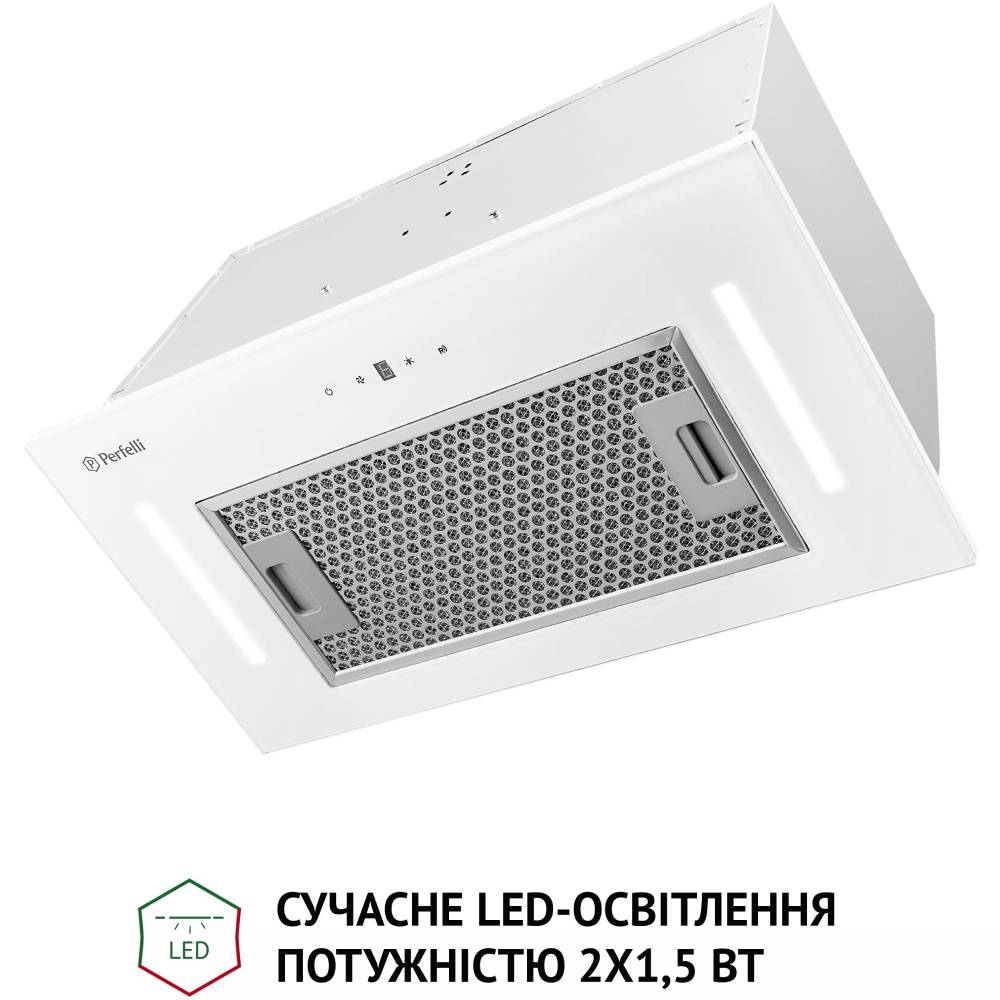 Вытяжка PERFELLI BIS 5884 WH 1200 LED Диаметр воздуховода 150