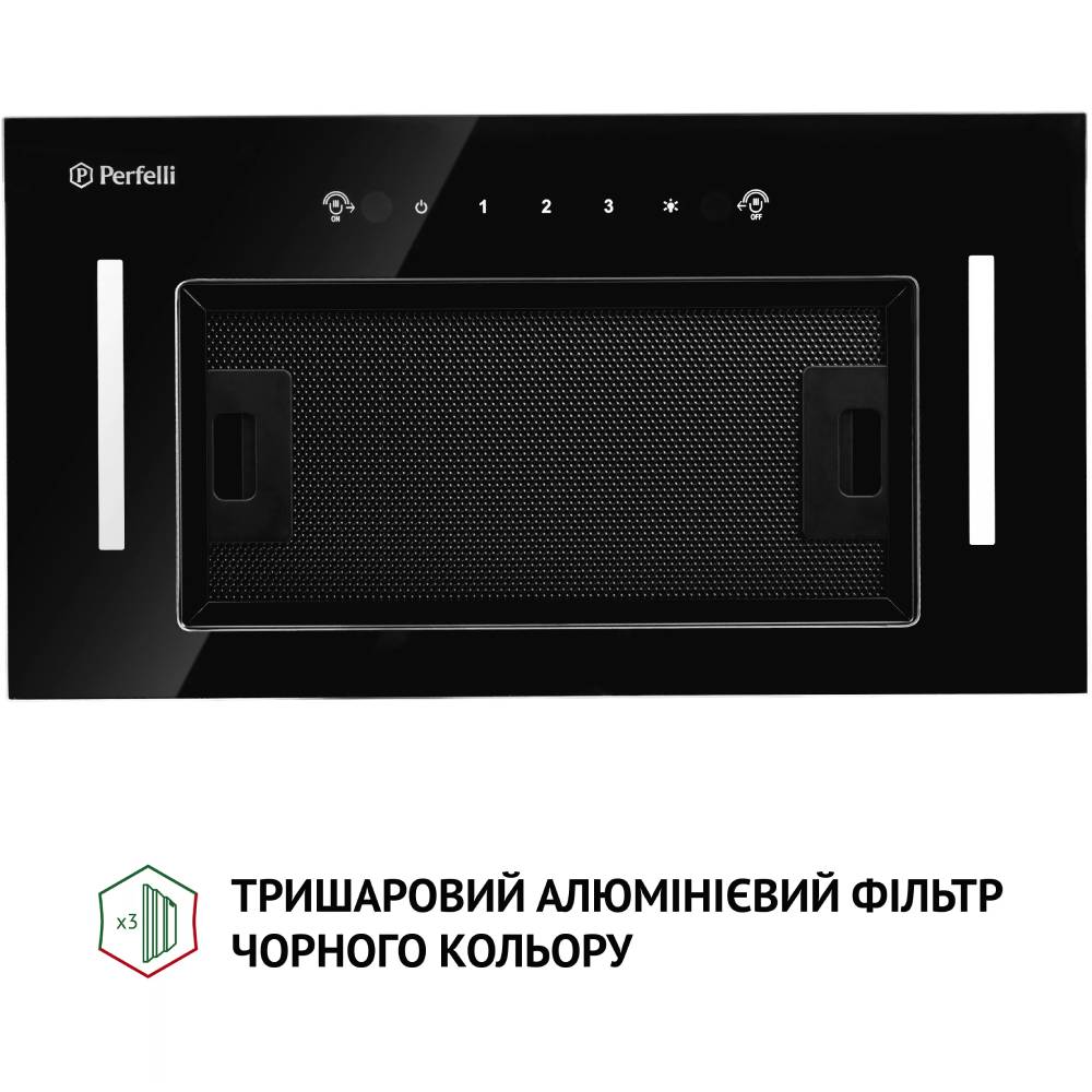 Вытяжка PERFELLI BIS 58844 BL 1200 LED Режим работы циркуляция