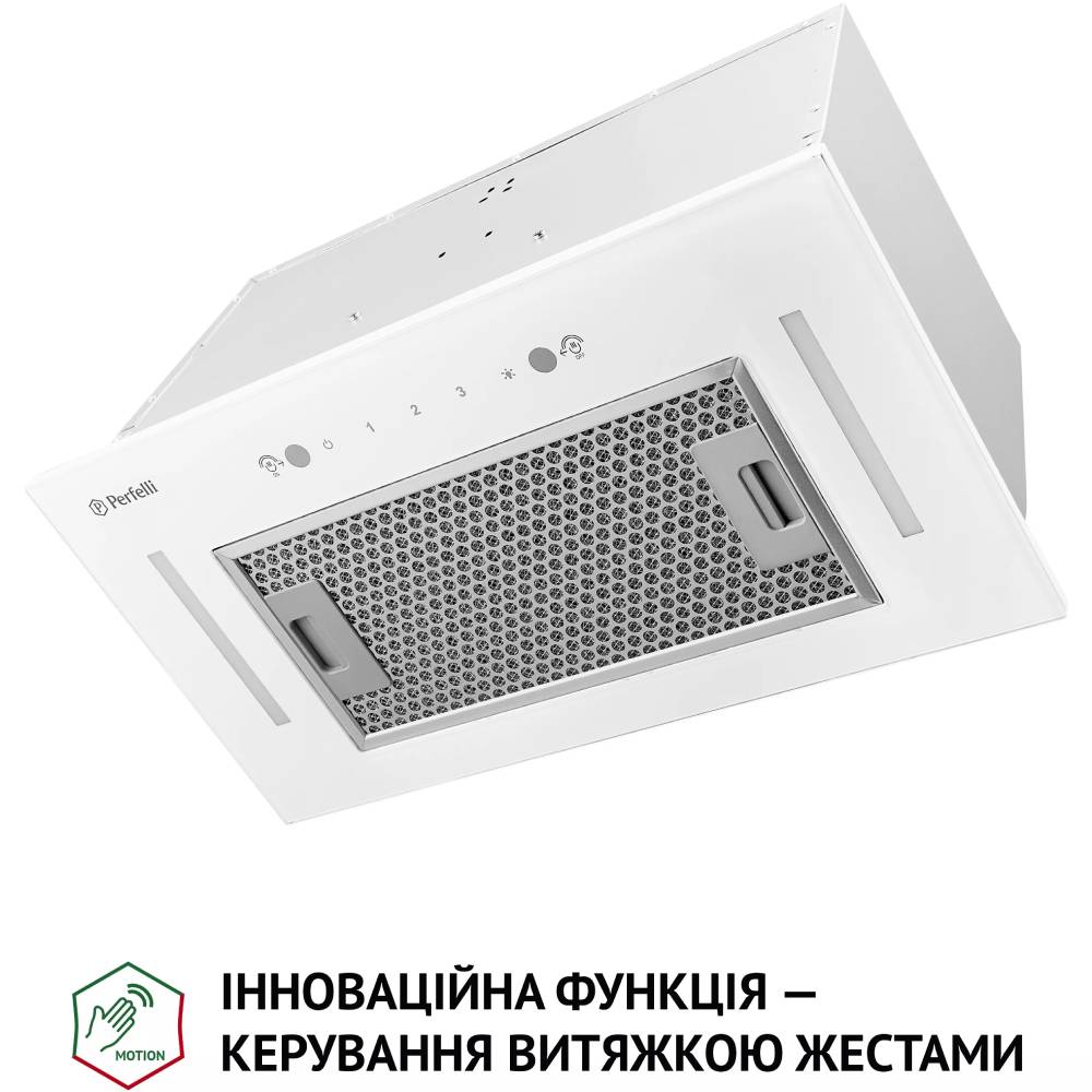 Вытяжка PERFELLI BIS 58844 WH 1200 LED Диаметр воздуховода 150