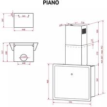 Витяжка PERFELLI PIANO BIANCA