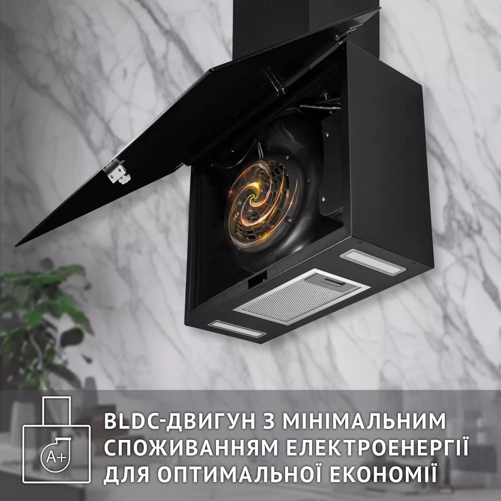 Изображение Вытяжка PERFELLI RIVA NERO