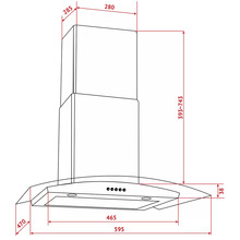 Вытяжка PERFELLI GRASSI 6PWX INOX