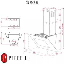 Витяжка PERFELLI DN 6142 BL LED