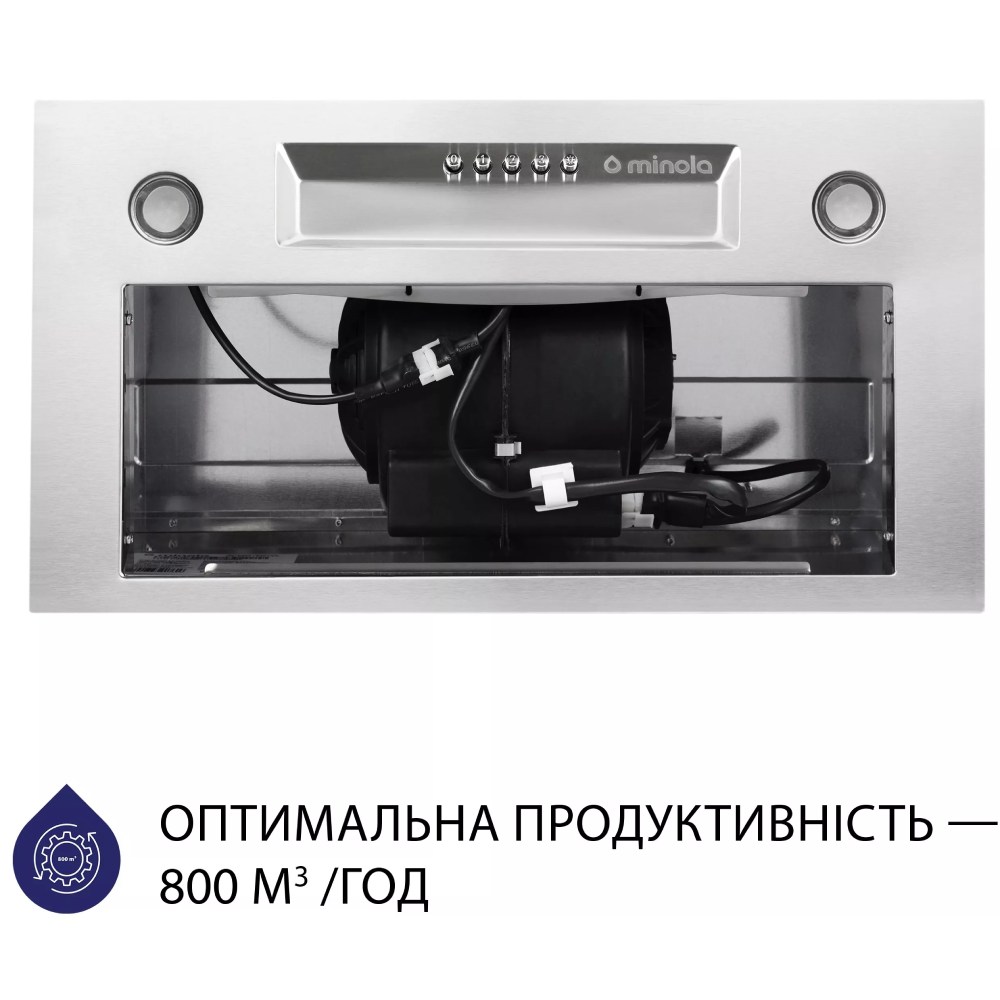 Витяжка MINOLA HBI 5324 I 800 LED Тип вбудована