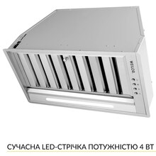 Витяжка WEILOR PPE 5265 SS 1250 LED Strip