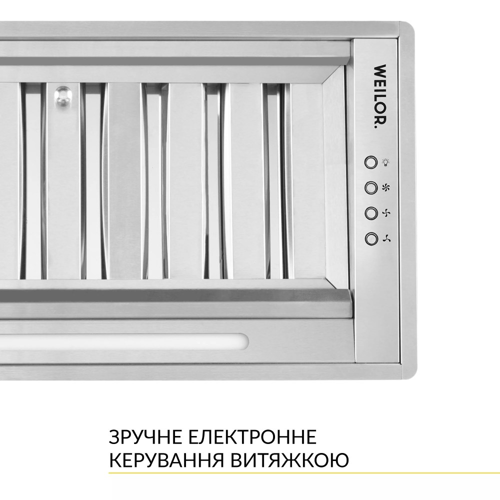 Фото Витяжка WEILOR PPE 5265 SS 1250 LED Strip