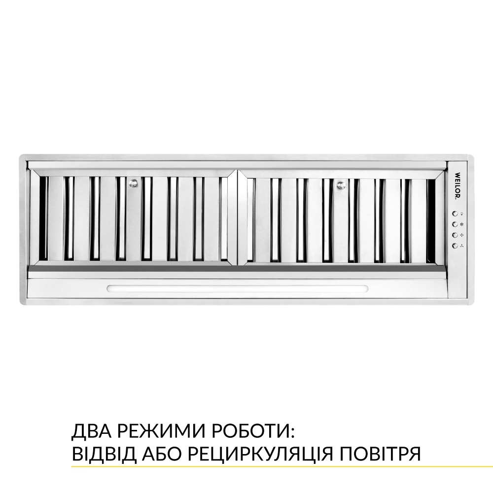Внешний вид Вытяжка WEILOR PPE 8265 SS 1250 LED Strip
