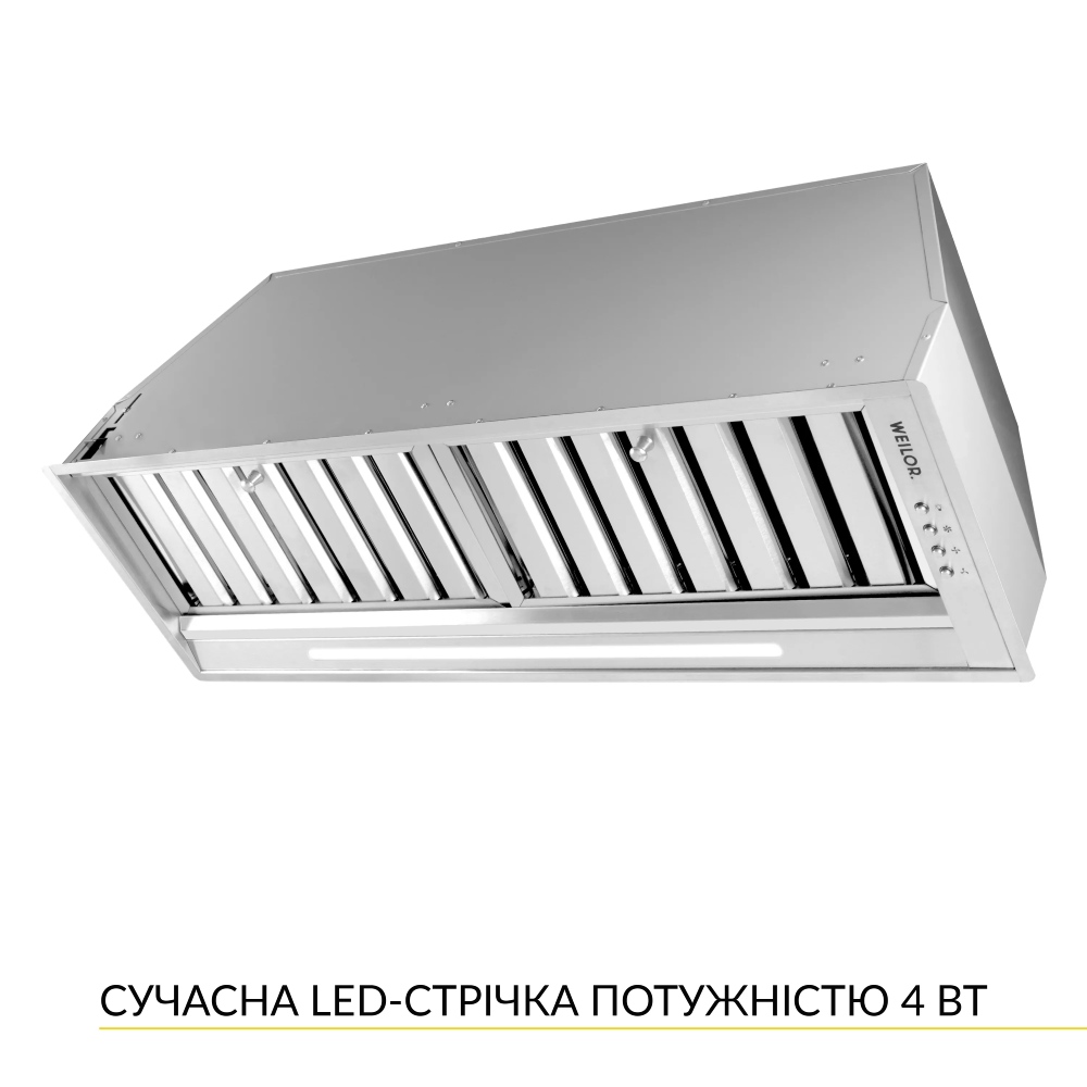 Вытяжка WEILOR PPE 8265 SS 1250 LED Strip Режим работы циркуляция