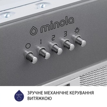 Витяжка MINOLA HBI 5262 GR GLASS 700 LED