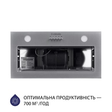 Витяжка MINOLA HBI 5262 GR GLASS 700 LED