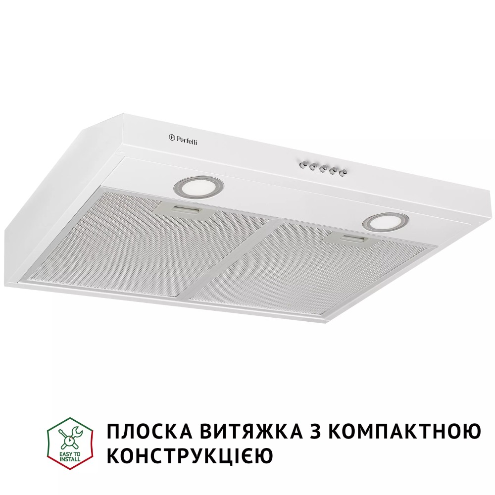 Витяжка PERFELLI PL 6002 W LED Діаметр повітропровода 120