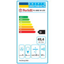 Витяжка PERFELLI PL 6002 W LED