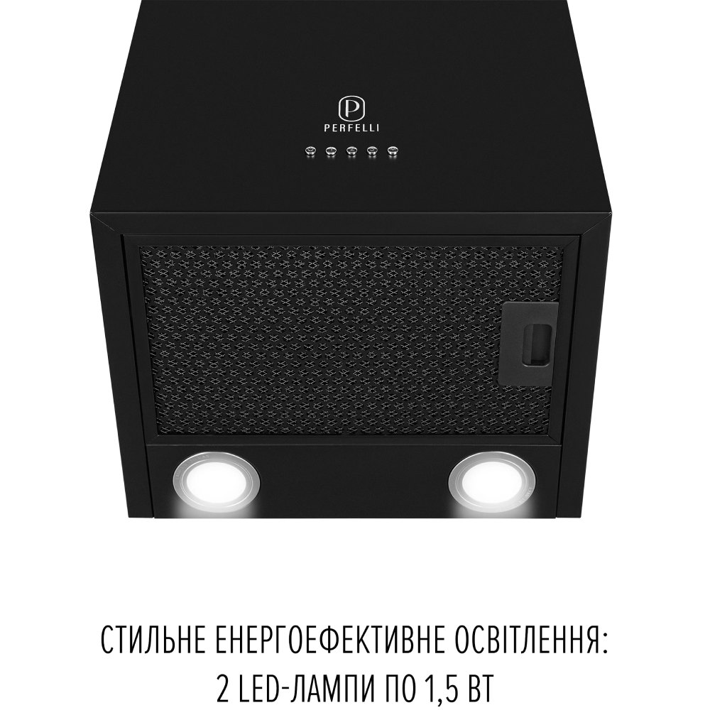 Фото Вытяжка PERFELLI PRIMO 36PEB NERO