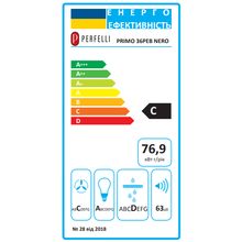 Вытяжка PERFELLI PRIMO 36PEB NERO