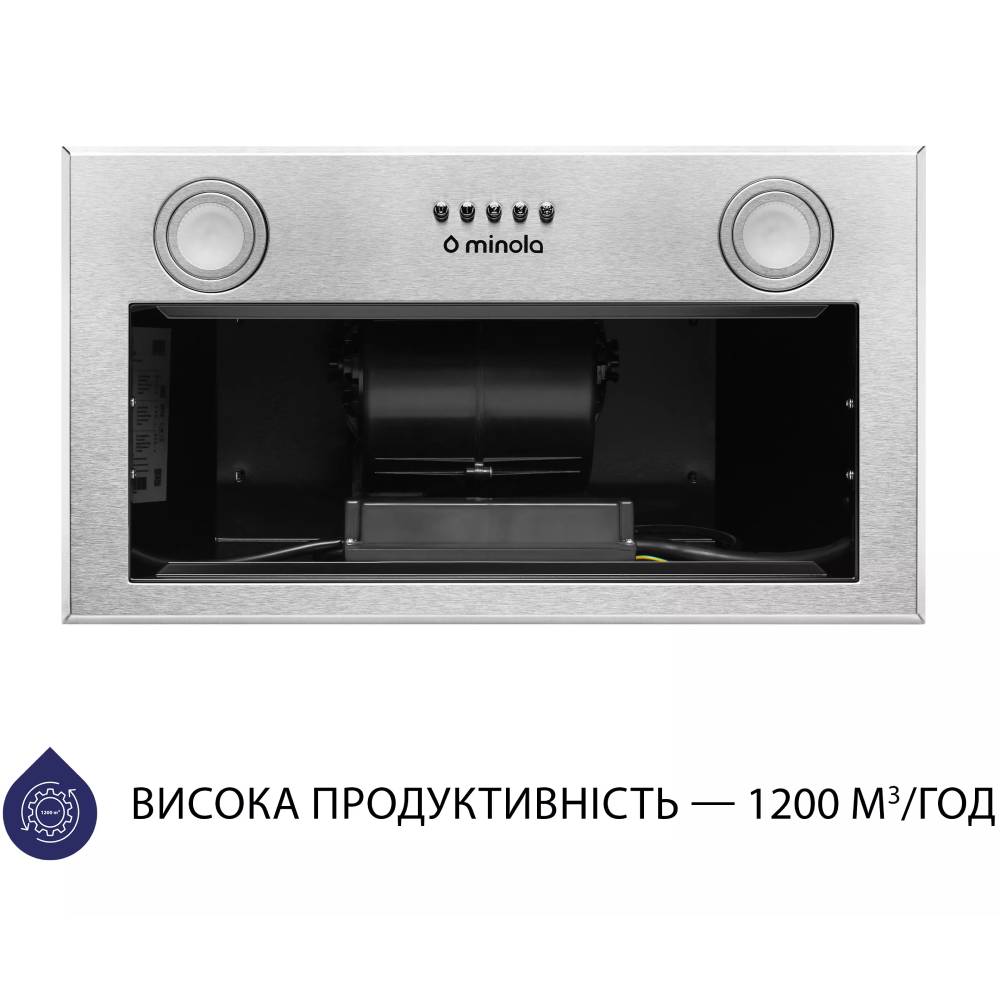 Витяжка MINOLA HBI 5722 I 1200 LED Режим роботи циркуляція
