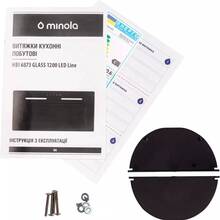Вытяжка MINOLA HBI 6873 BL GLASS 1200 LED Line