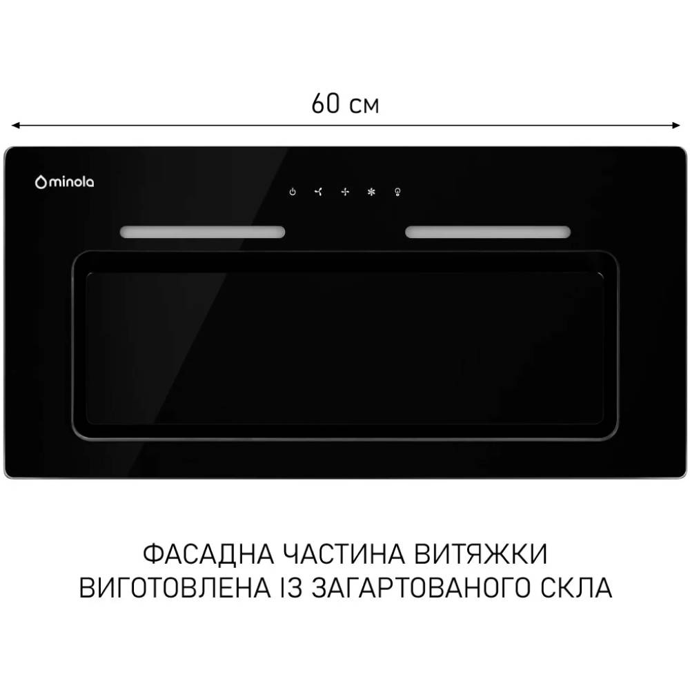 В интернет магазине Вытяжка MINOLA HBI 6873 BL GLASS 1200 LED Line