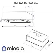 Витяжка MINOLA HBI 5025 BLF LED