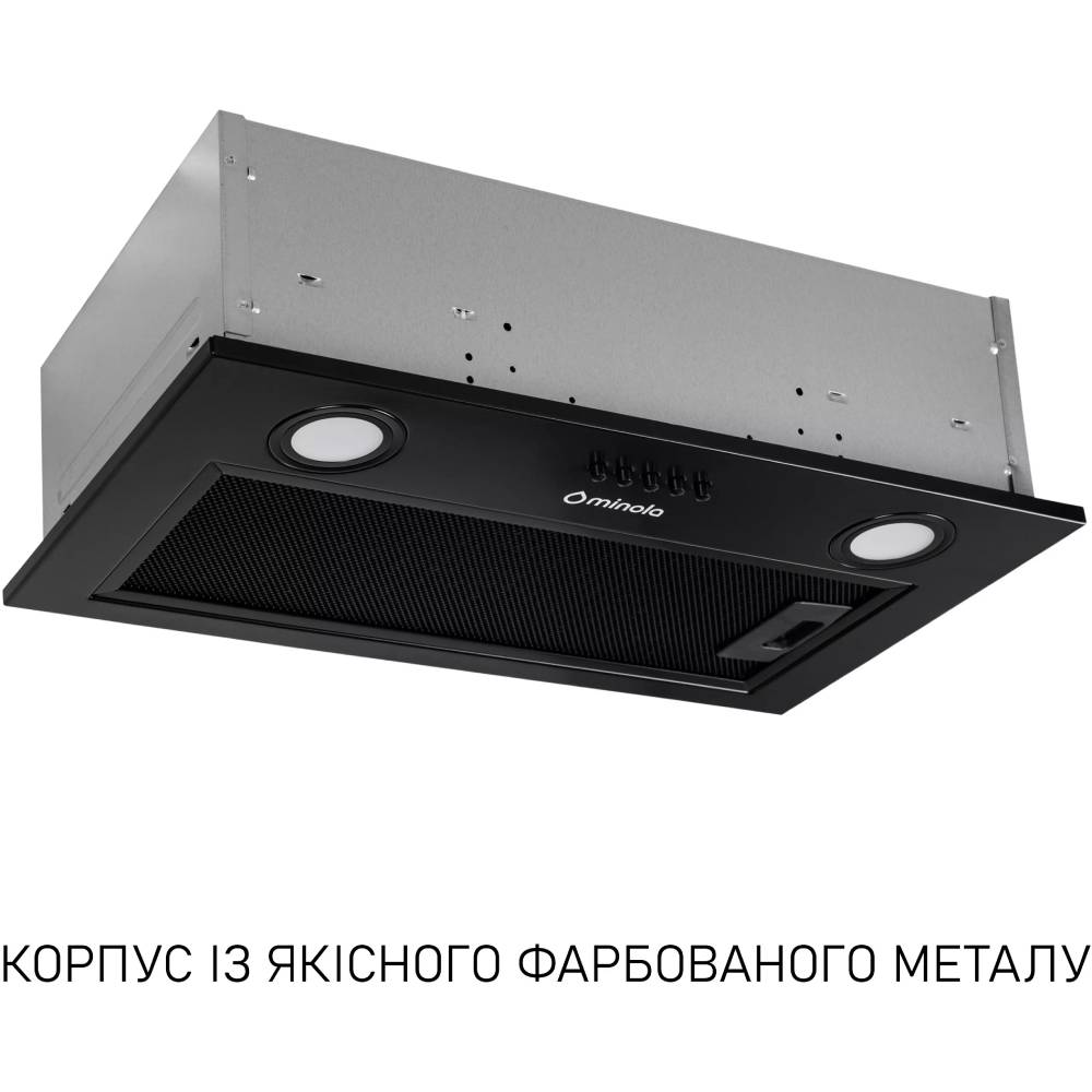 Витяжка MINOLA HBI 5025 BLF LED Потужність двигуна 80