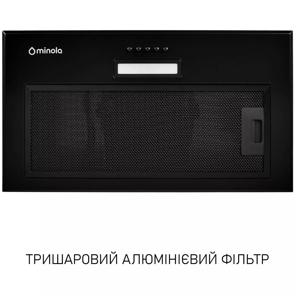 Витяжка MINOLA HBI 5214 BLF 700 LED Тип вбудована