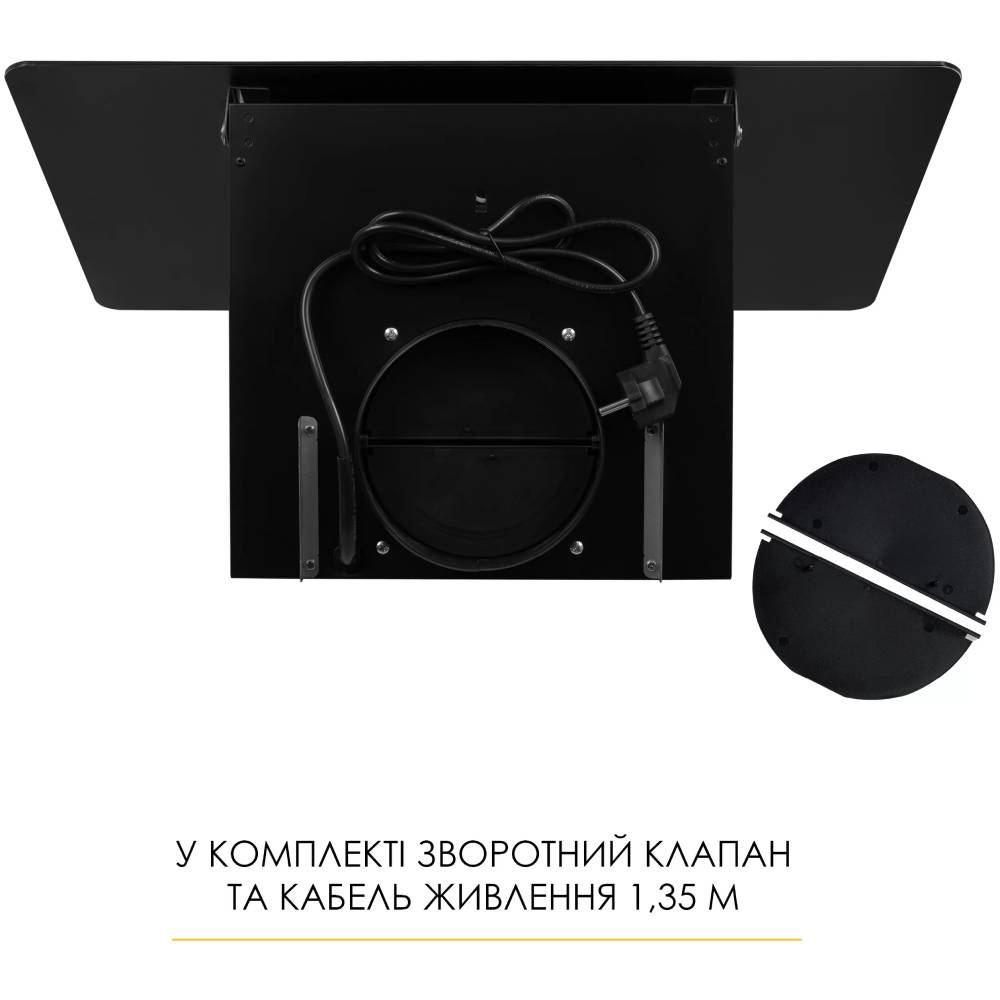 Зображення Витяжка WEILOR AURA WDS 63 BLACK