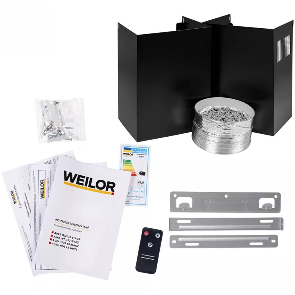 В інтернет магазині Витяжка WEILOR AURA WDS 53 BLACK