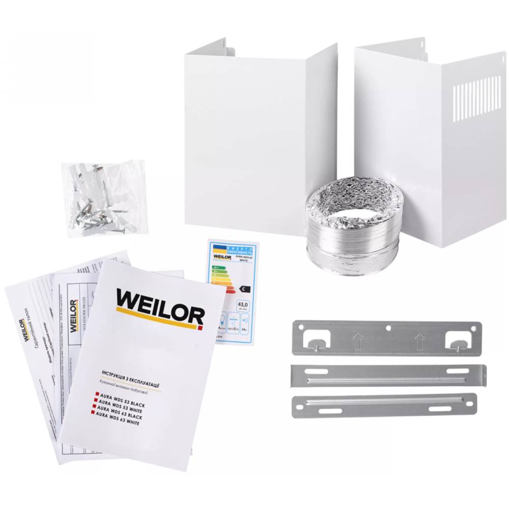 У Фокстрот Витяжка WEILOR AURA WDS 53 WHITE