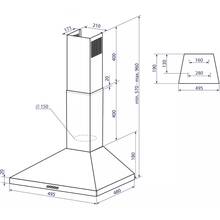 Вытяжка MINOLA HK 5214 BR 700 LED