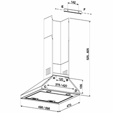Вытяжка JANTAR KBT 650 LED 50 BL