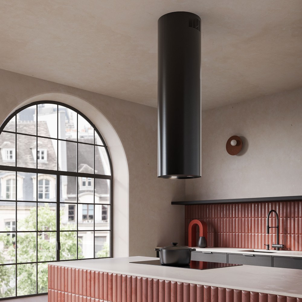 Вытяжка FALMEC POLAR EVO IS 35 Black (CPOI90.E11P2#EUN490F) Тип островная