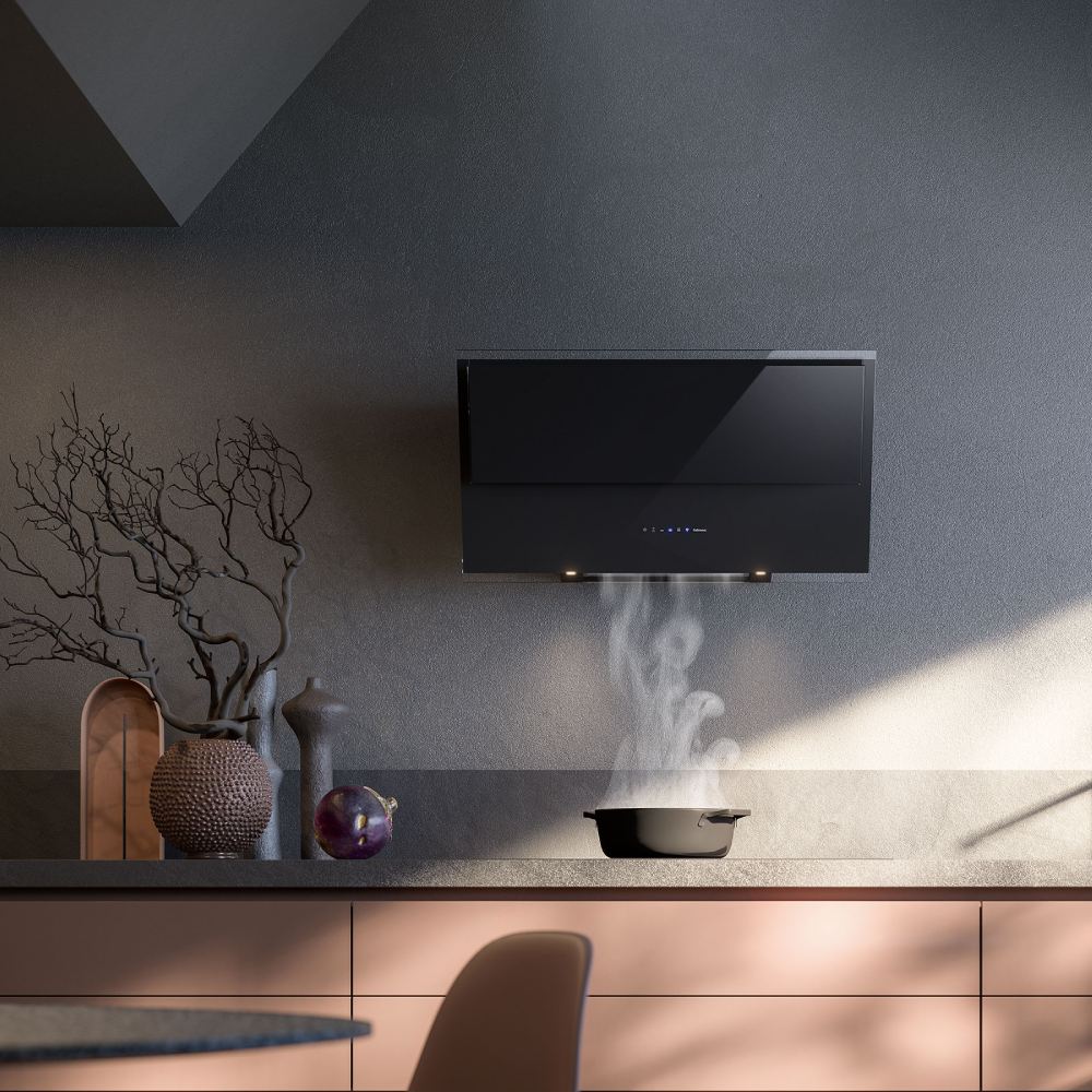 Вытяжка FALMEC VERSO EASY 55 Black (CVXN55.E2P2#ZZZN491F) Диаметр воздуховода 150